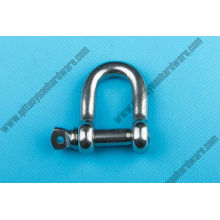 European Type Large Dee Shackle Stainless Steel Marine Hardware